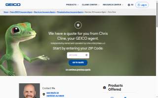 Chris Cline - GEICO Insurance Agent website