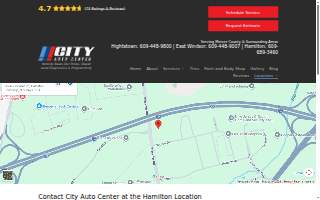 City Auto Center II website