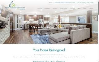 DES Home Renovations website