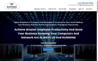 Diamond Business Communications website