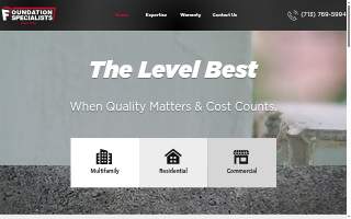 Foundation Experts Waterproofing and Wall Repairs website