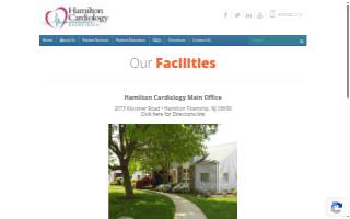 Hamilton Cardiology Associates Madison website