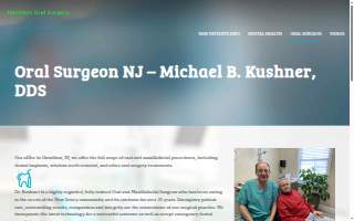 Hamilton Oral & Maxillofacial Surgery Michael B Kushner DDS website