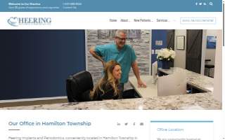 Heering Implants & Periodontics website