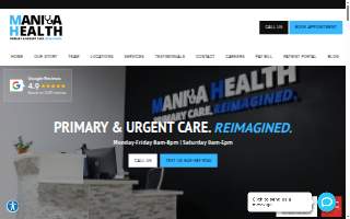 Maniya Health: Primary & Urgent Care. Reimagined. of Hamilton website