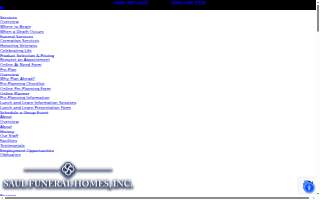 Saul Funeral Homes Administrative Office website