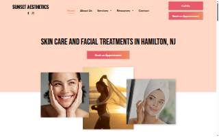 Sunset Aesthetics LLC website