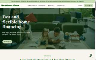 The Money Store website