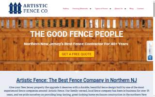 Artistic Fence Co. website