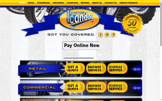Custom Bandag website