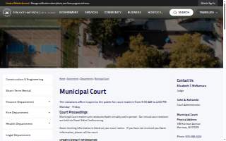 Harrison Municipal Court website