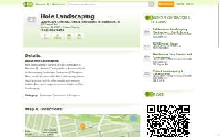 Hole Landscaping Corporation website