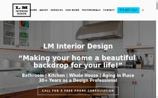 LM Interior Design, LLC website