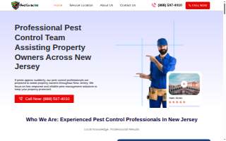 NJ Pest Control website