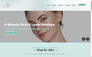 Stunning Med Spa website