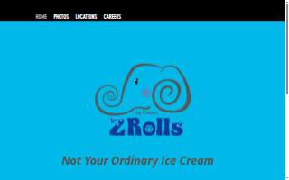 ZRolls Ice Cream website
