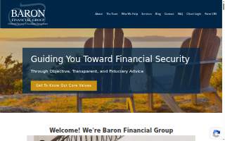 Baron Financial Group, LLC website