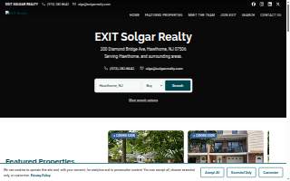 EXIT Solgar Realty website