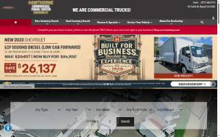 Hawthorne Chevrolet Commercial Truck Center website