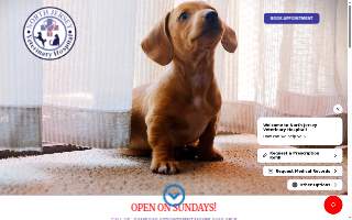 North Jersey Veterinary Hospital website