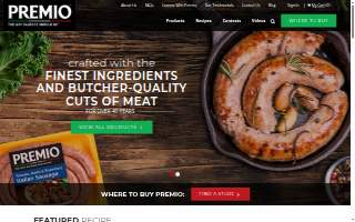 Premio Foods Inc website