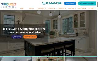 Pro Volt Electrical LLC of Hawthorne website