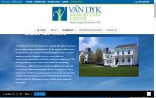 Van Dyk Memory Care Center website