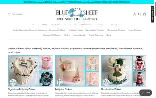 Blue Sheep Bake Shop website