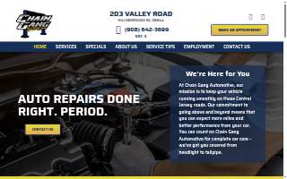 Chain Gang Automotive website
