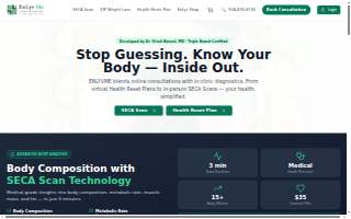 Enlyv Me Medical Weight Loss and Laser Hair Removal of Hillsborough website
