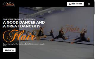 Flair Dance Academy website
