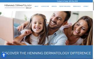 Henning Dermatology Group website