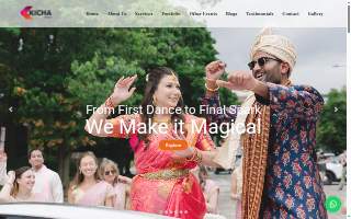 Kichaevents website