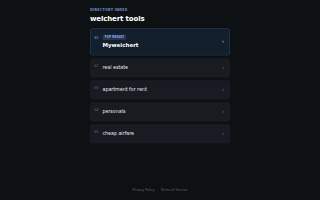 Weichert, Realtors website