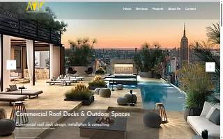 Avid Construction Services website