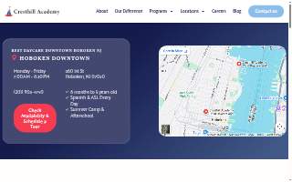 Cresthill Academy Child Daycare and Preschool - Hoboken Downtown website