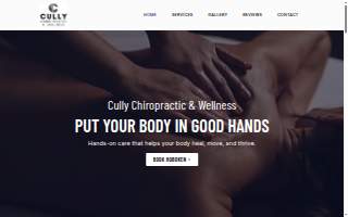 Cully Chiropractic Hoboken website