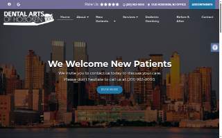 Dental Arts of Hoboken website