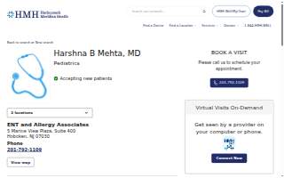 Harshna Mehta, MD website