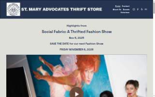 Hoboken Thrift Store / St. Mary Advocates website