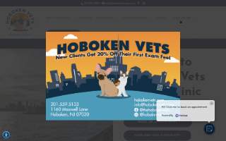 Hoboken Vets Animal Clinic website