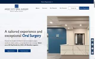 Jersey City Oral Surgery & Dental Implant Center website