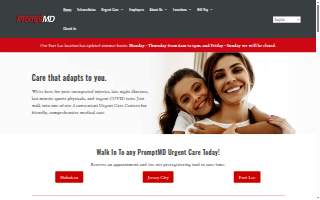 Prompt-MD Urgent Care Center Of Jersey City website