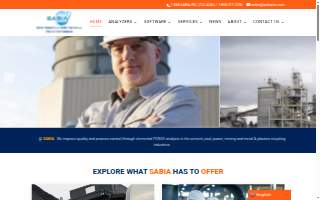 Sabia Construction website