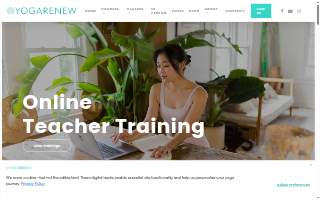 YogaRenew website