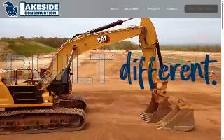 Lakeside Construction website
