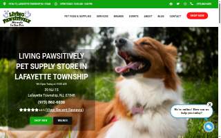Living Pawsitively website