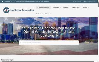 Northway Automotive of Lake Hopatcong NJ website