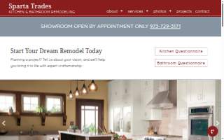 Sparta Trades Kitchen & Baths of Hopatcong website