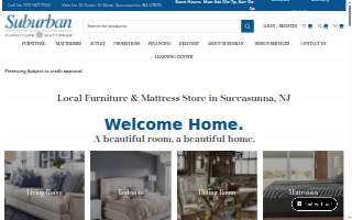 Suburban Furniture website